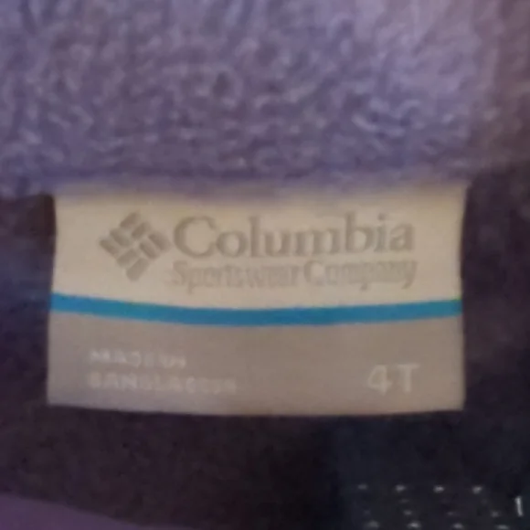 Columbia Two-Tone Lavender & Lilac Fleece Pullover Hoodie - Picture 8 of 8
